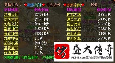 材料打宝和交易体系